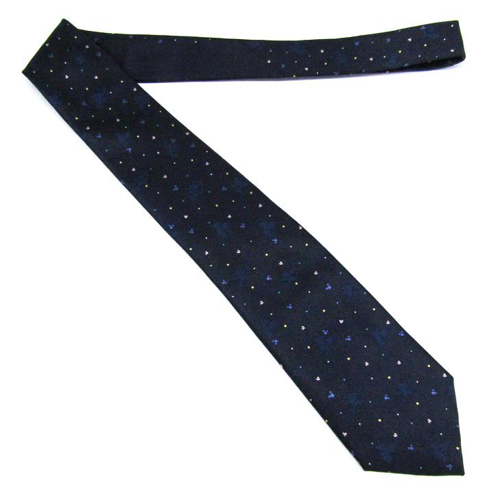 ディズニー ブランドネクタイ ミッキー ドット キャラクター柄 PO メンズ ネイビー Disney | Disney | 01