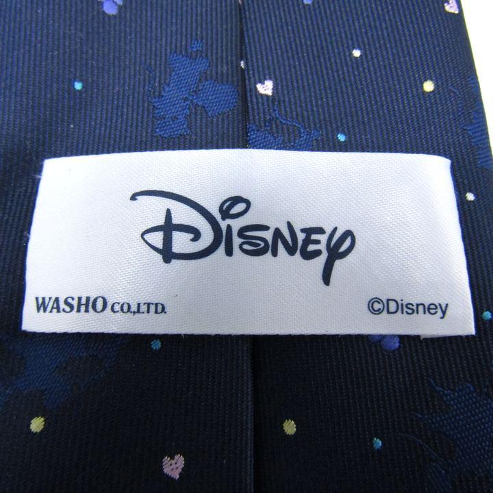 ディズニー ブランドネクタイ ミッキー ドット キャラクター柄 PO メンズ ネイビー Disney | Disney | 03