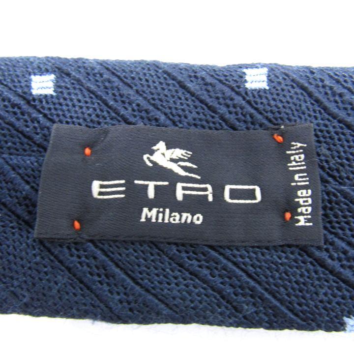ETRO（エトロ） ブランドネクタイ ストライプ柄 小紋柄 コットン