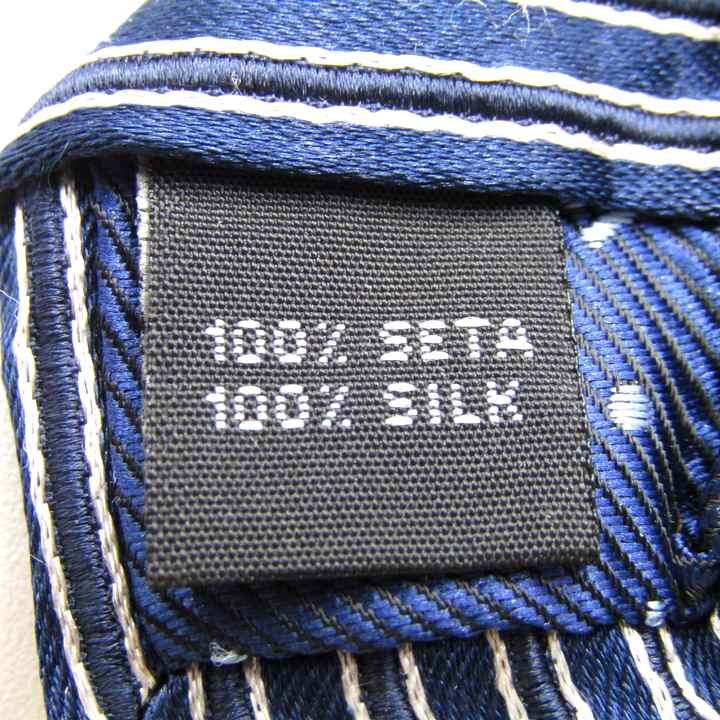 クリッツアウォモ ブランド ネクタイ ストライプ柄 ペンシルストライプ シルク イタリア製 PO メンズ ネイビー KRIZIA UOMO |  | 04