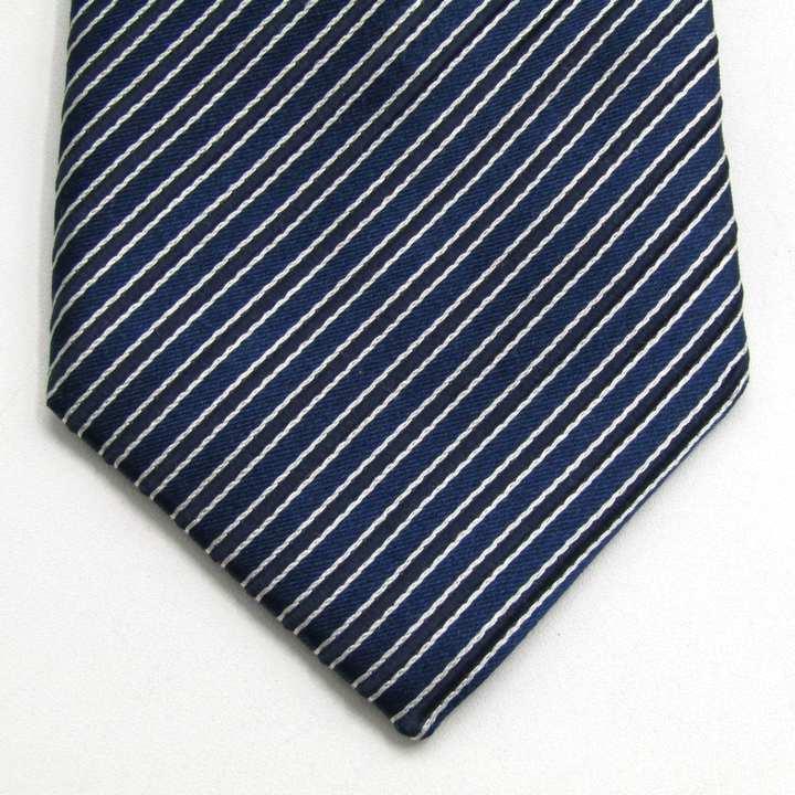クリッツアウォモ ブランド ネクタイ ストライプ柄 ペンシルストライプ シルク イタリア製 PO メンズ ネイビー KRIZIA UOMO |  | 05