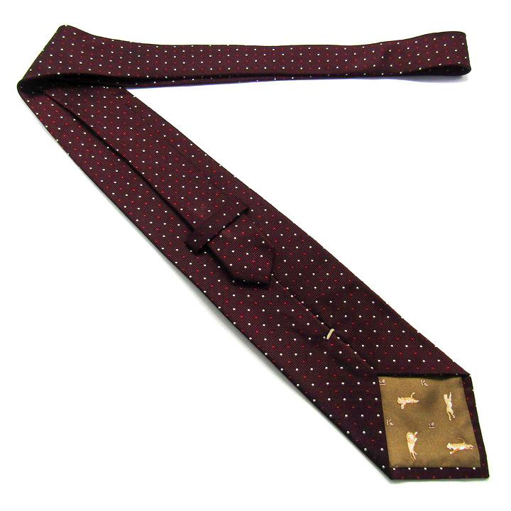 クリッツアウォモ ブランド ネクタイ ドット柄 シルク イタリア製 PO メンズ レッド KRIZIA UOMO |  | 02
