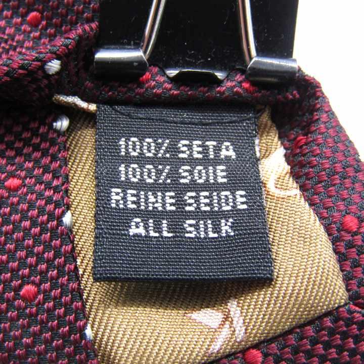 クリッツアウォモ ブランド ネクタイ ドット柄 シルク イタリア製 PO メンズ レッド KRIZIA UOMO |  | 04