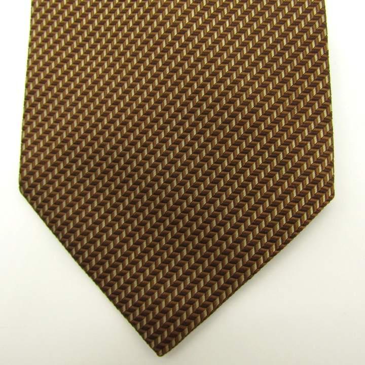 タケオキクチ ブランド ネクタイ ヘリンボーン柄 シルク PO メンズ ブラウン TAKEO KIKUCHI | TAKEO KIKUCHI | 05