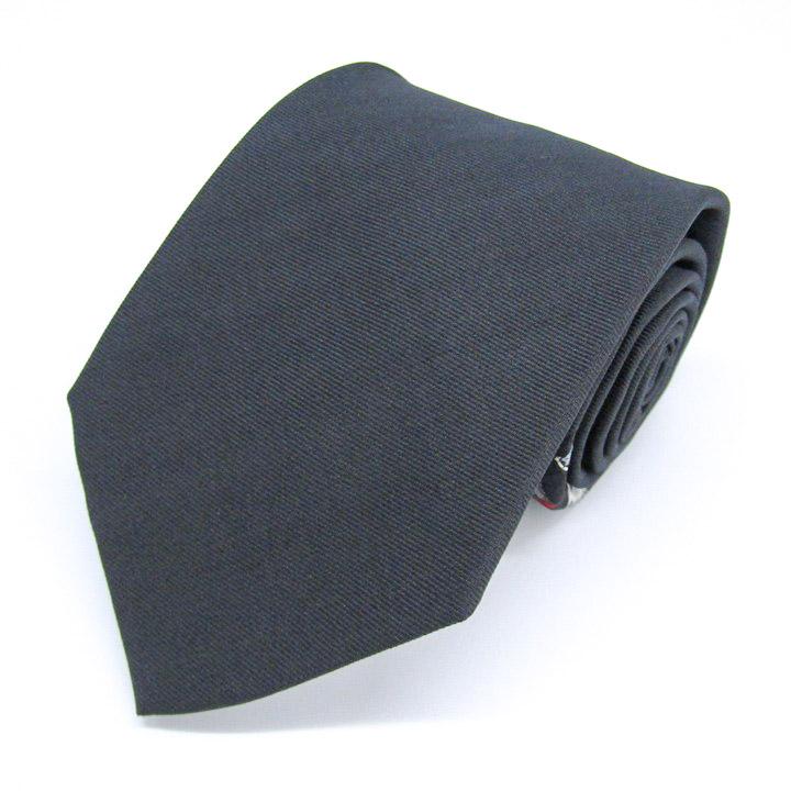 ドミニクフランス クラウン ブランド パネル柄 国旗 ネクタイ シルク