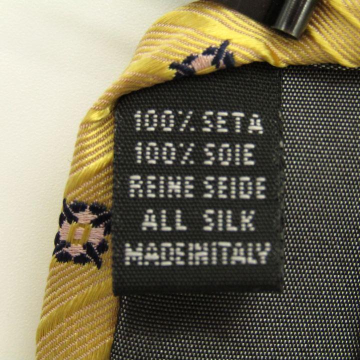 シャルル・ジョルダン ブランドネクタイ ボーダー柄 ドット 小紋柄 シルク イタリア製 PO メンズ イエロー CHARLES JOURDAN |  | 04