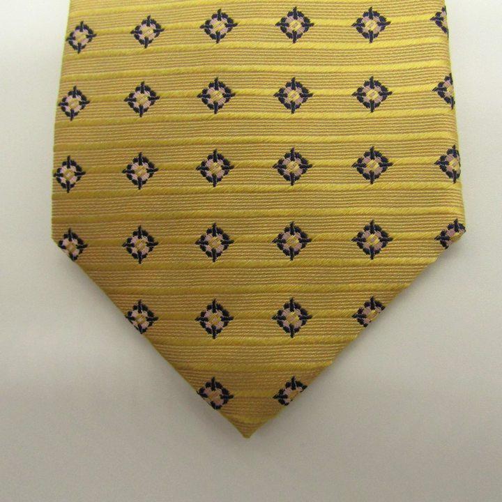 シャルル・ジョルダン ブランドネクタイ ボーダー柄 ドット 小紋柄 シルク イタリア製 PO メンズ イエロー CHARLES JOURDAN |  | 05
