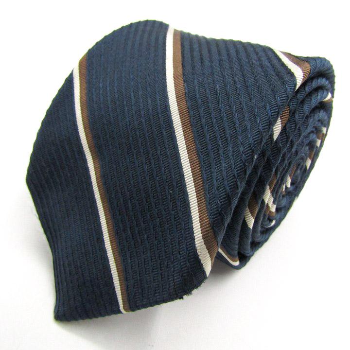 メーカーズシャツ鎌倉 ブランド ネクタイ ストライプ シルク コットン