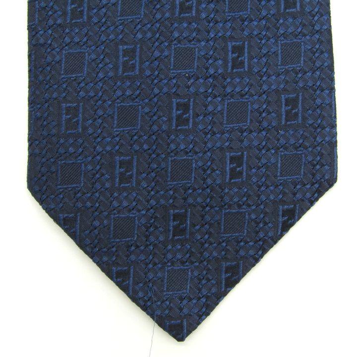 FENDI（フェンディ） ブランド ネクタイ ズッカ柄 シルク イタリア製