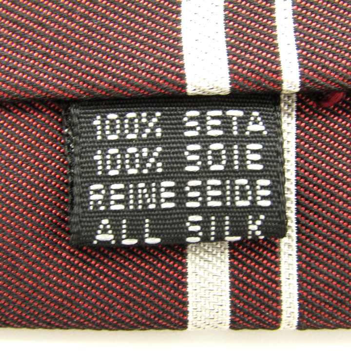 タケオキクチ ブランド ネクタイ 40ct525 スクエアタイ ボーダー柄 シルク PO メンズ ブラウン TAKEO KIKUCHI | TAKEO KIKUCHI | 04