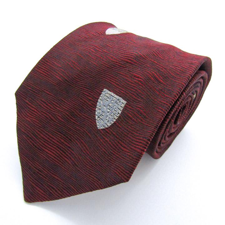 ドミニクフランス クラウン ブランドネクタイ 小紋柄 シルク フランス