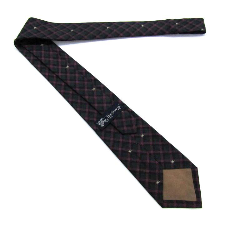 バーバリーズ ブランド ネクタイ チェック柄 ホースマーク シルク PO メンズ グリーン Burberrys |  | 02