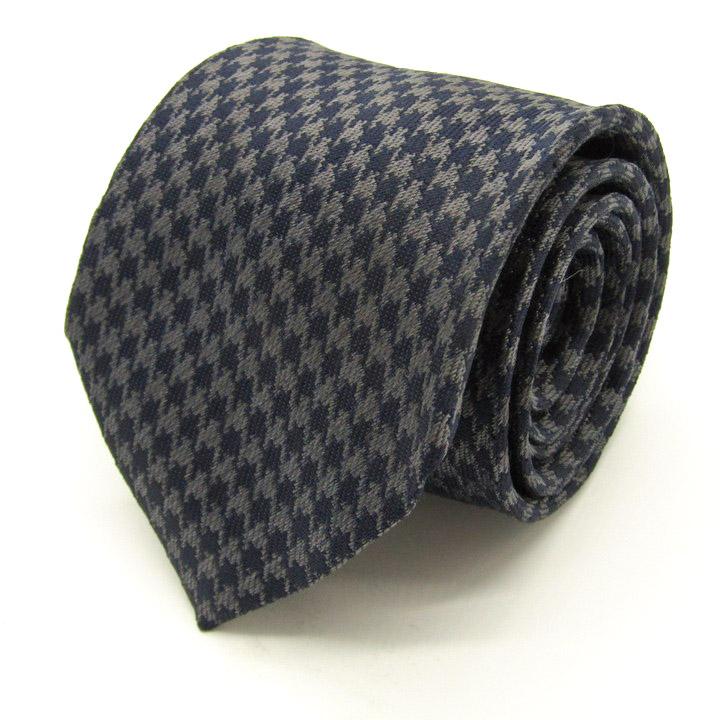 メーカーズシャツ鎌倉 ブランド ネクタイ 千鳥格子 シルク 日本製 PO