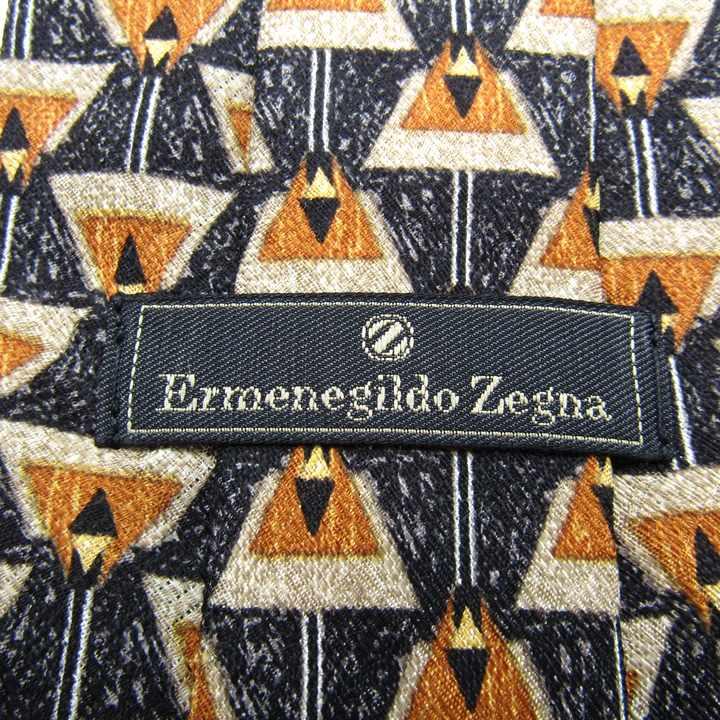 エルメネジルドゼニア ブランド ネクタイ ストライプ シルク 未使用タグ付 PO メンズ ブラック Ermenegildo Zegna エルメネジルドゼニア ブランド ネクタイ ストライプ シルク 未使用