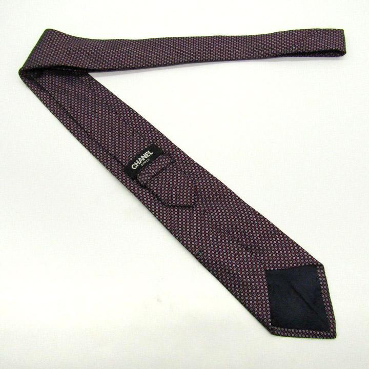 CHANEL（シャネル） ブランド ネクタイ ココマーク 小紋柄 ドット柄