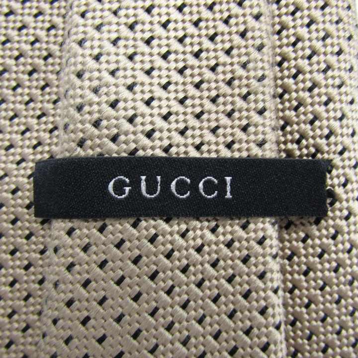 GUCCI（グッチ） ブランド ネクタイ チェック柄 格子柄 シルク
