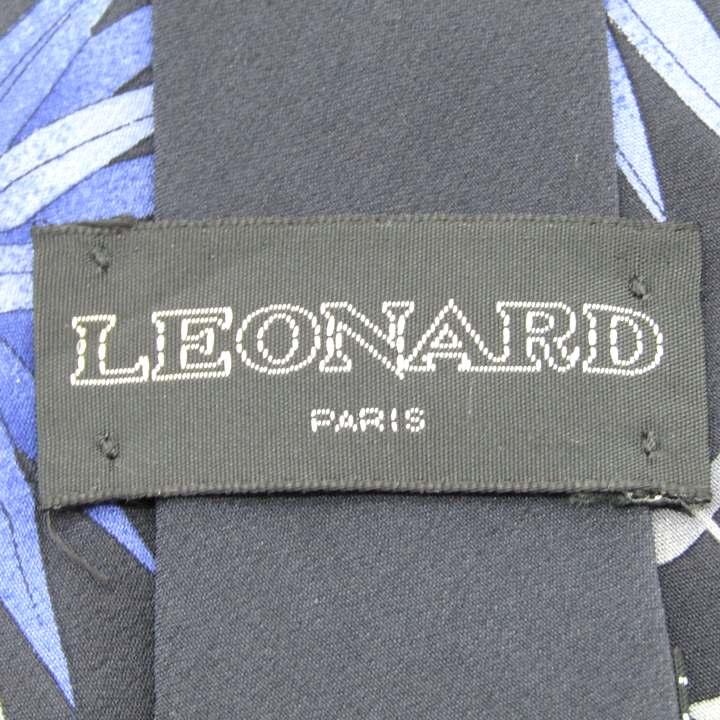 LEONARD（レオナール） ブランド ネクタイ 総柄 花柄 動物柄 鳥 シルク