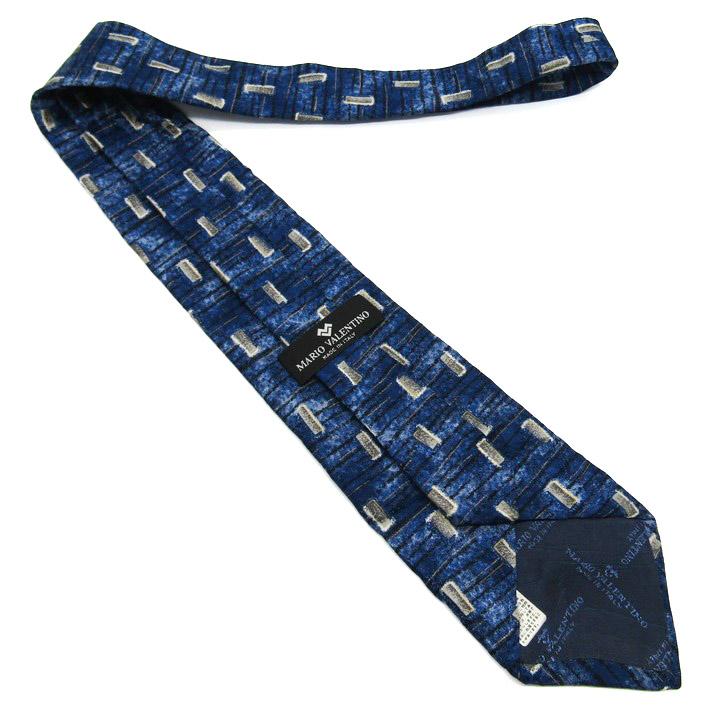 マリオヴァレンティノ ブランド ネクタイ 小紋柄 シルク イタリア製 PO