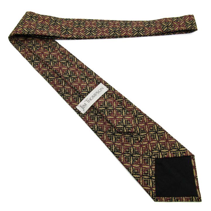 め*ん様 【新品・未使用・商品タグ付き】JIM THOMPSON シルクブランケ ジムトンプソン（JIM THOMPSON） ブランドネクタイ チェック柄 ドット