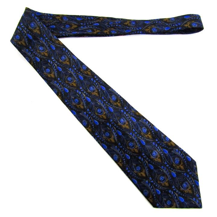 LANVIN（ランバン） ブランド ネクタイ 総柄 シルク フランス製 PO