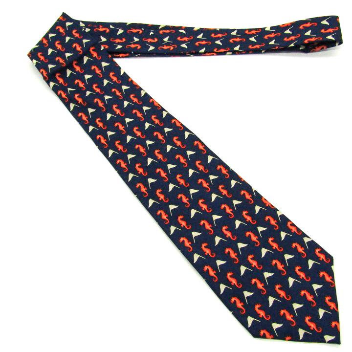 TRUSSARDI（トラサルディ） ブランドネクタイ ロゴ 総柄 動物柄