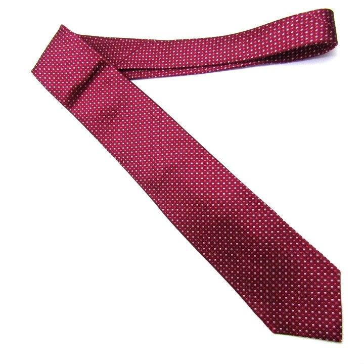 162新品 Paul Stuart ポールスチュアートドット柄シルクネクタイ PAUL STUART（ポールスチュアート） ブランド ネクタイ ドット柄