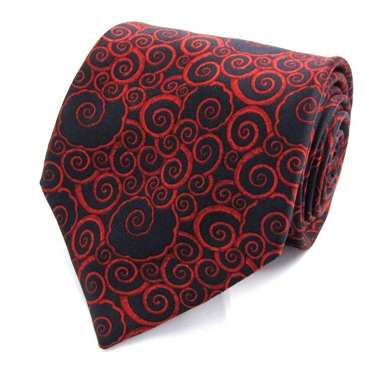 Brand PORTER9　LANVIN　ランバン　シルク100% LANVIN（ランバン） ブランド ネクタイ 総柄 渦巻き シルク PO メンズ