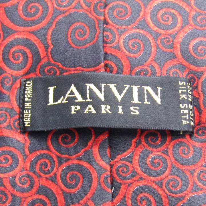 ランバンパリ 小紋柄 花柄ネクタイ レッド系 France製 未使用 楽天市場】ネクタイ ブランド LANVIN ランバン ネクタイ LA44 レッド