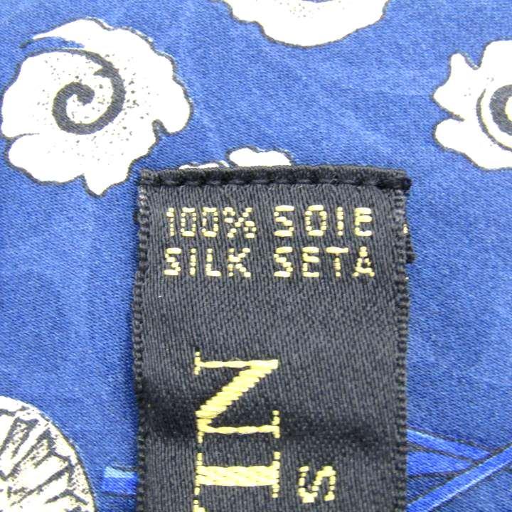 LANVIN（ランバン） ブランド ネクタイ 総柄 シルク PO メンズ ブルー