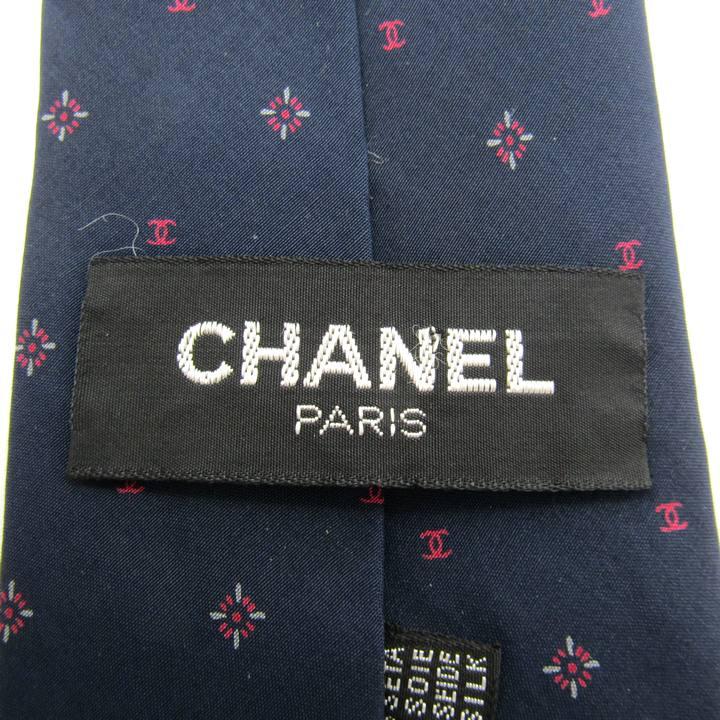CHANEL（シャネル） ブランド ネクタイ ドット柄 シルク PO メンズ