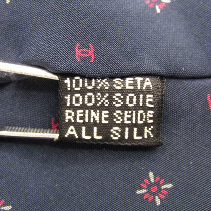 CHANEL（シャネル） ブランド ネクタイ ドット柄 シルク PO メンズ