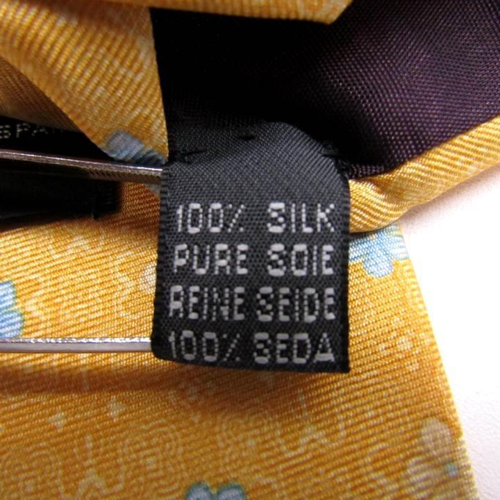 銀座和光 ネクタイ ブランド 総柄 花柄 シルク スペイン製 PO メンズ