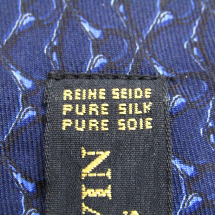 LANVIN（ランバン） ブランド ネクタイ 総柄 格子柄 ドット シルク