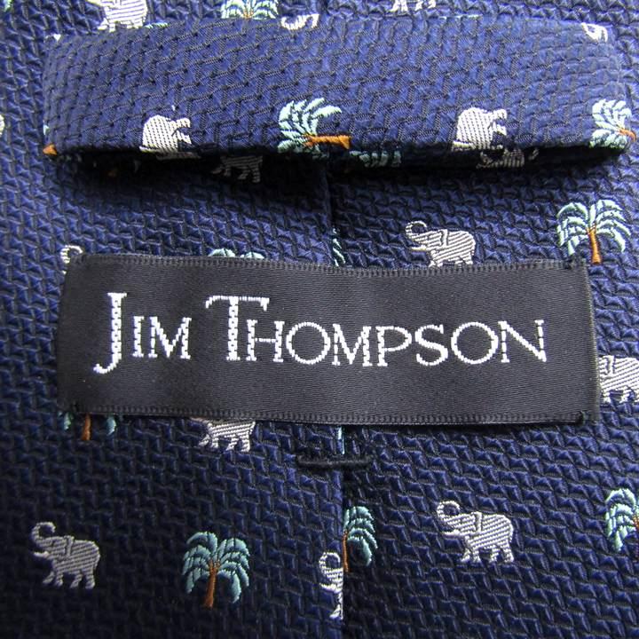 ジムトンプソン（JIM THOMPSON） ブランド ネクタイ 小紋柄 動物柄 象