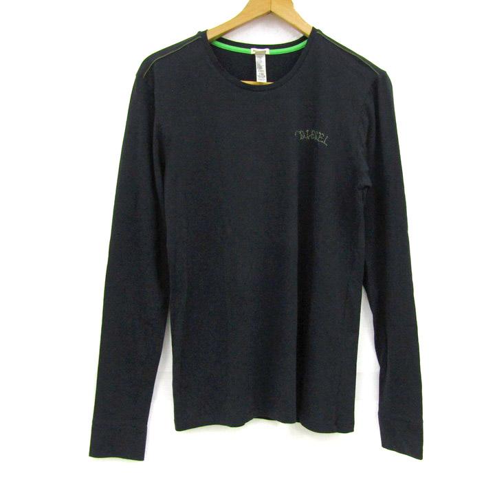 DIESEL ディーゼル レディース 長袖 T-ANGIE 黒 Mサイズ ディーゼル 長袖 ブラック Mサイズ DIESEL ディーゼル レディース 長袖