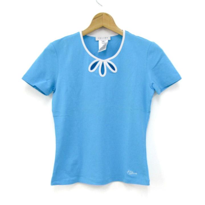 CELINE セリーヌ 半袖Tシャツ トップス ストレッチ レディース M
