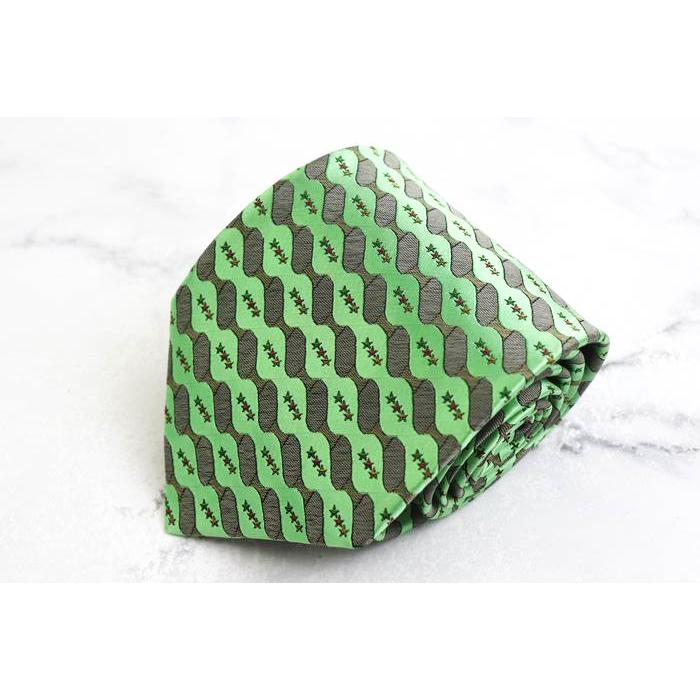 銀座田屋 エレット700 ブランド ネクタイ パネル柄 ストライプ柄