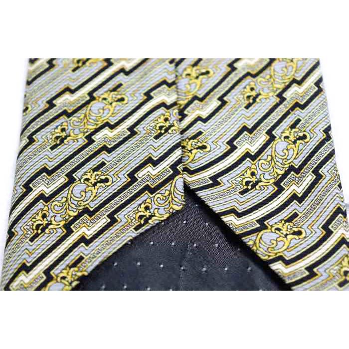 ジャンニ・ヴェルサーチ ブランド ネクタイ メデューサ ドット柄 シルク 伊製生地 日本製 PO メンズ ネイビー Gianni Versace Gianni Versace - ジャンニヴェルサーチ メデューサ 総柄 シルク
