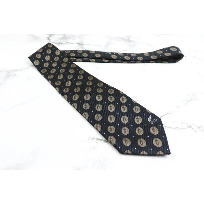 エスケイ ブランド ネクタイ 小紋柄 ドット柄 メンズ ネイビー