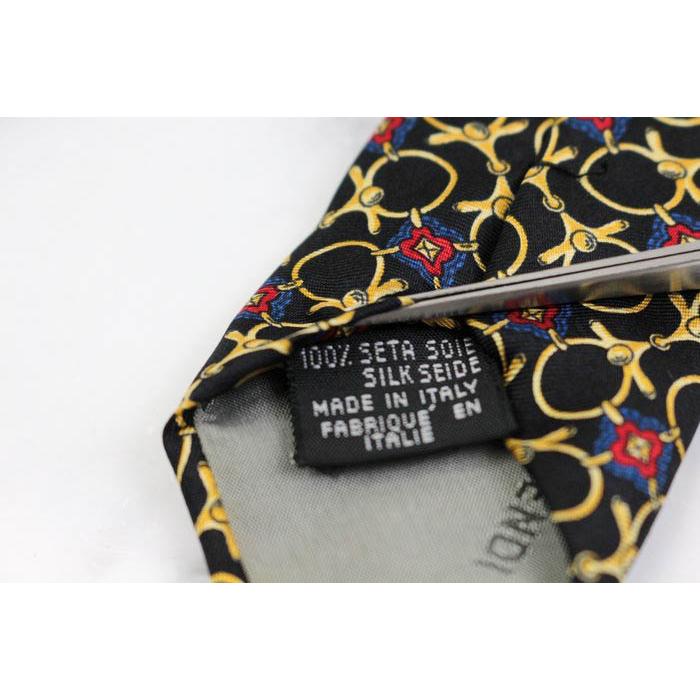 FENDI（フェンディ） ブランド ネクタイ 花柄 小紋柄 ドット パネル柄