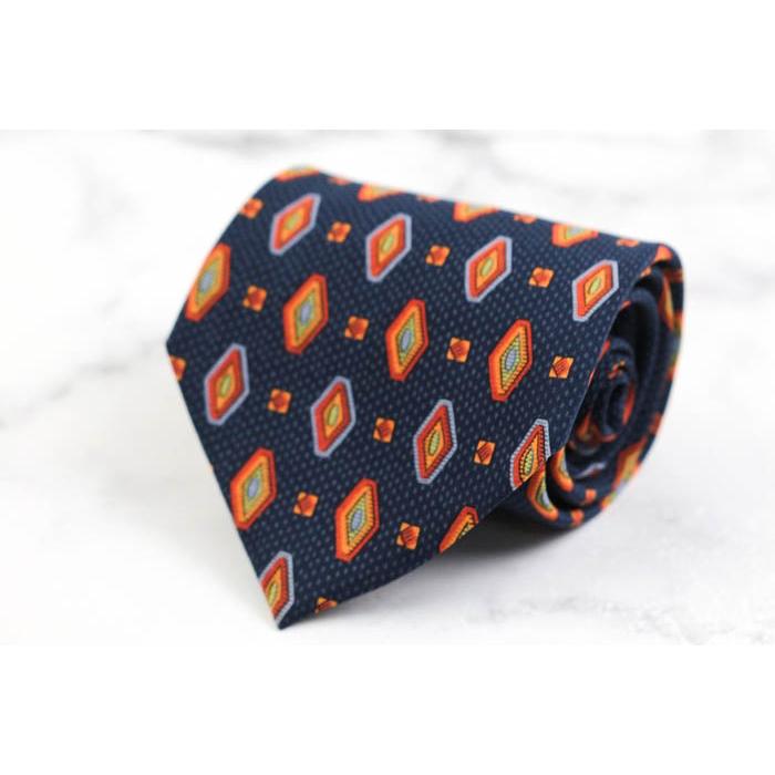 dunhill（ダンヒル） ブランド ネクタイ 小紋柄 ドット 幾何学模様