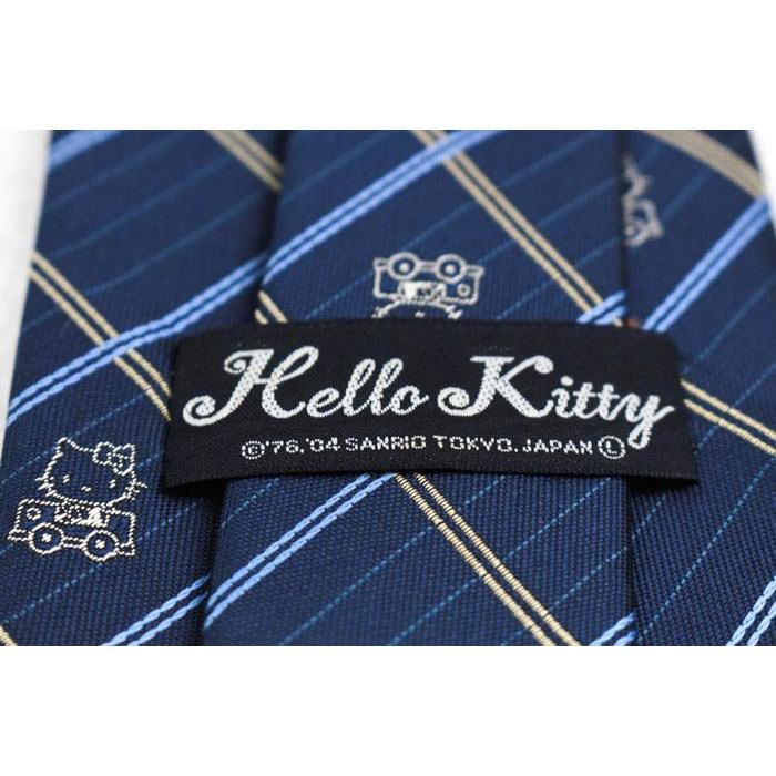 ハローキティ ブランド ネクタイ キティちゃん チェック柄 格子柄