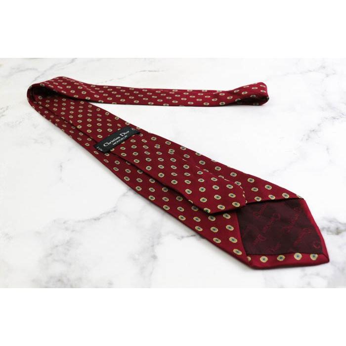 Christian Dior クリスチャンディオール　総ロゴネクタイ 楽天市場】【中古】 クリスチャンディオール ネクタイ シルク ネイビー