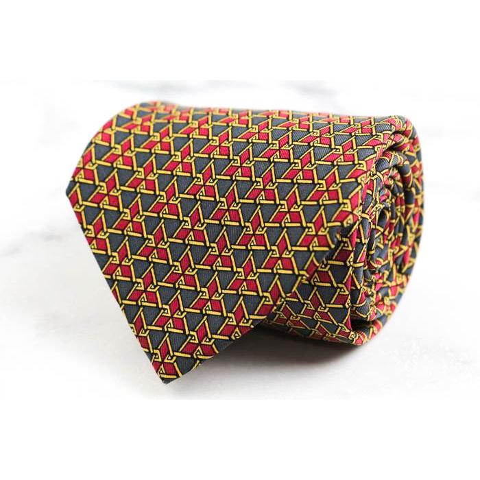 HERMES エルメス ブランド ネクタイ シルク 小紋柄 総柄 高級 PO