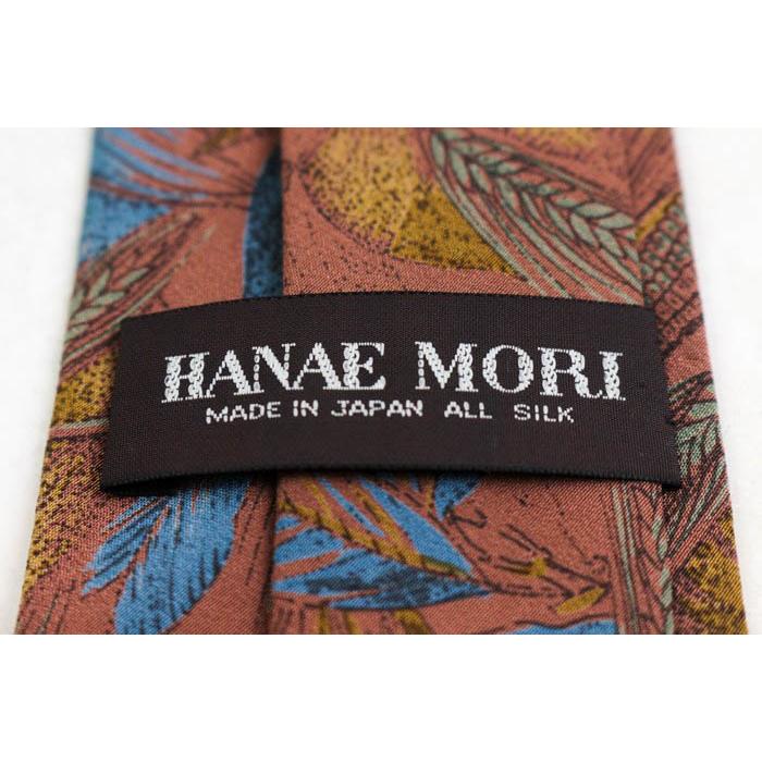 HANAE MORI ハナエモリ ブランド ネクタイ シルク ボタニカル柄