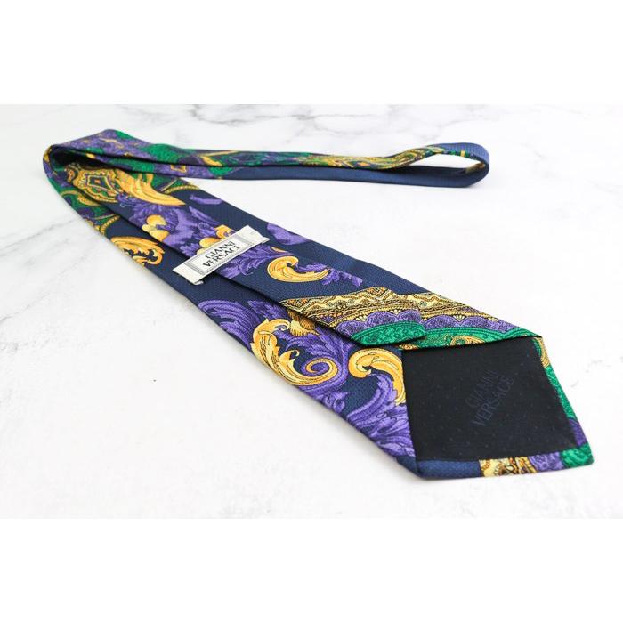 GIANNI VERSACE ジャンニ・ヴェルサーチ ブランド ネクタイ ペイズリー