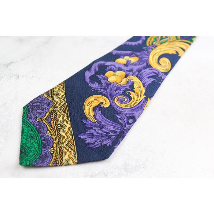 GIANNI VERSACE ジャンニ・ヴェルサーチ ブランド ネクタイ ペイズリー