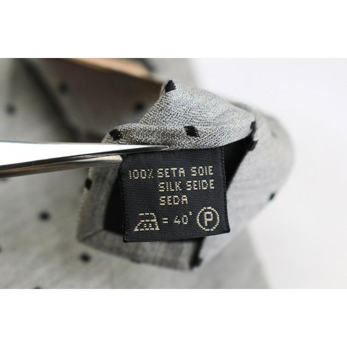 エルメネジルドゼニア ブランド ネクタイ シルク 小紋柄 ワイド 未使用