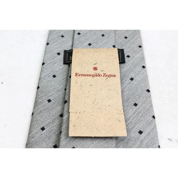 エルメネジルドゼニア ブランド ネクタイ シルク 小紋柄 ワイド 未使用