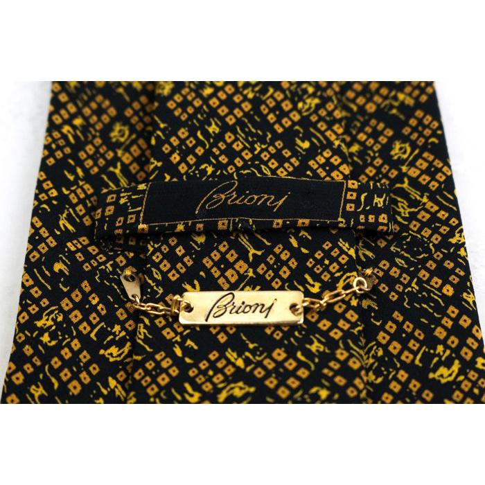 Brioni（ブリオーニ） ブランド ネクタイ チェック柄 小紋柄 格子柄